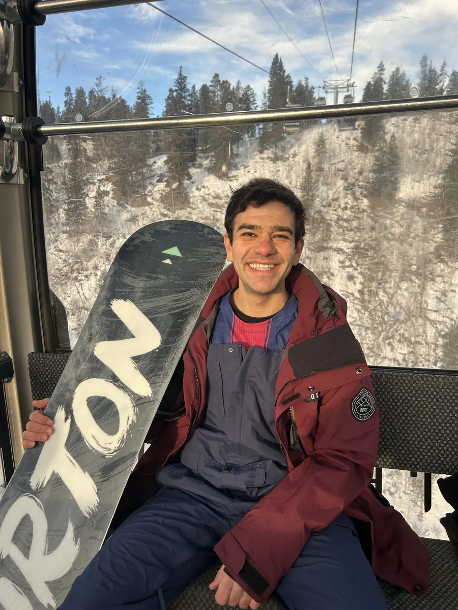 Snowboarding at Keystone in Colorado
